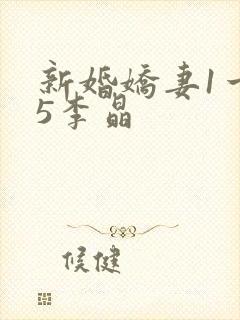 新婚娇妻1一25李晶