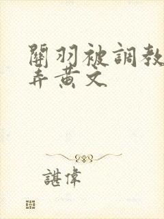 关羽被调教h玩弄黄文封面