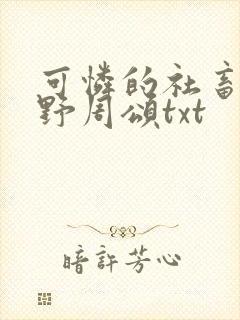 可怜的社畜 商野周颂txt