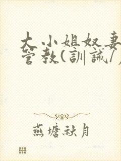 大小姐奴妻接受管教(训诫/虐身/凌辱/略重口