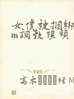 女仆被捆绑着sm调教视频