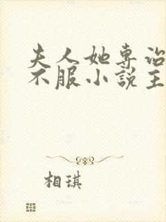 夫人她专治各种不服小说主角