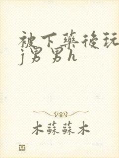 被下药后玩弄迷j男男h