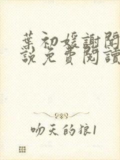 叶初媛谢闻序小说免费阅读最新章节