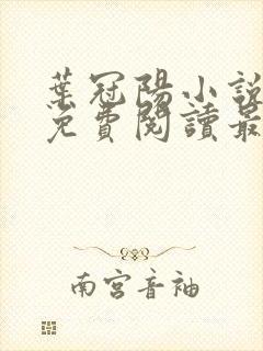 叶冠阳小说全文免费阅读最新章节