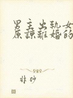 男主出轨女主不原谅离婚的小说