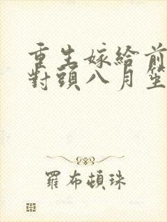 重生嫁给前夫死对头八月笙
