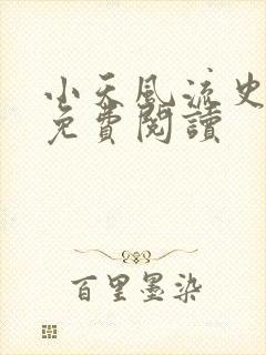 小天风流史全文免费阅读封面