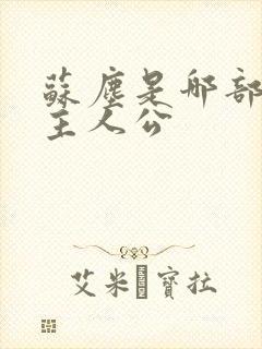 苏尘是哪部小说主人公