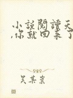 小说阅读天亮了,你就回来了封面