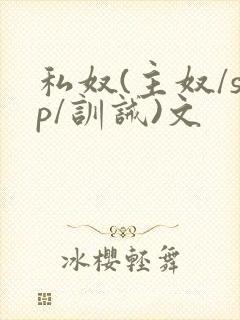 私奴(主奴/sp/训诫)文