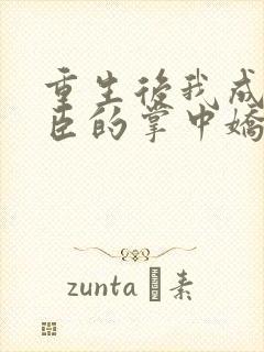 重生后我成了权臣的掌中娇有声小说封面