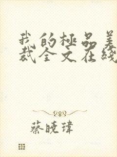 我的极品美女总裁全文在线阅读