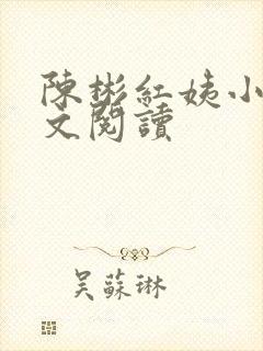 陈彬红姨小说全文阅读