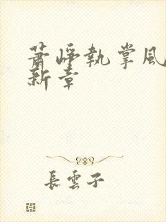 萧峥执掌风云最新章