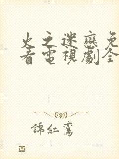 火之迷恋免费观看电视剧全集