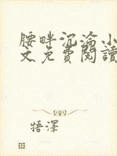 腰畔沉沦小说全文免费阅读无弹窗封面