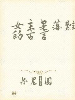 女主是落难公主的古言