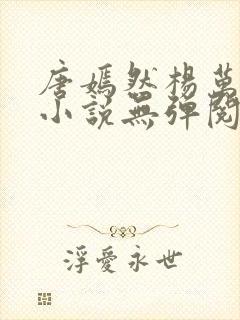 唐嫣然杨万里的小说无弹阅读