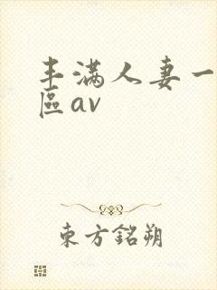 丰满人妻一区二区av