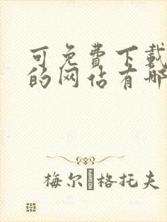 可免费下载小说的网站有哪些