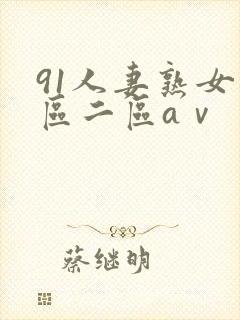91人妻熟女一区二区aⅴ
