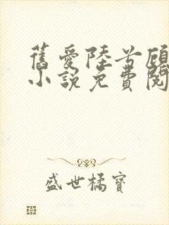 旧爱陆兮顾淮远小说免费阅读