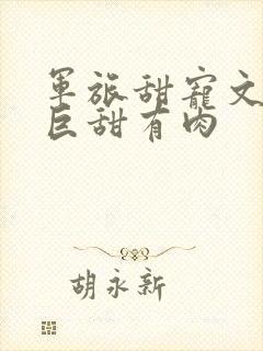 军旅甜宠文推荐巨甜有肉封面