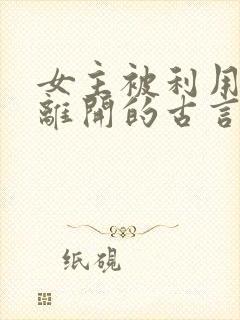 女主被利用然后离开的古言封面