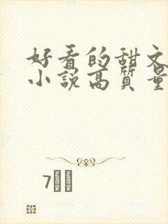 好看的甜文言情小说高质量文笔好