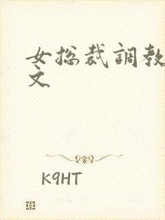 女总裁调教sm文