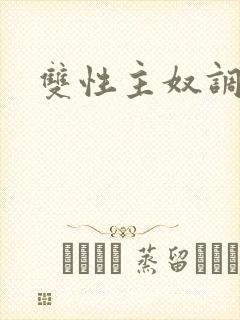 双性主奴调教文封面