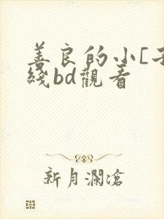 善良的小[子在线bd观看封面