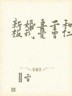 新婚妻子和菜老板我爱曹仁小说免费阅读