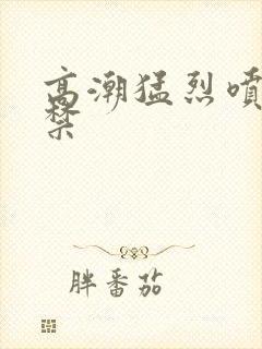 高潮猛烈喷潮失禁