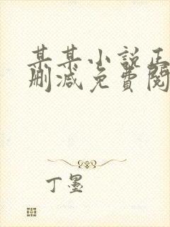 某某小说正版无删减免费阅读全文