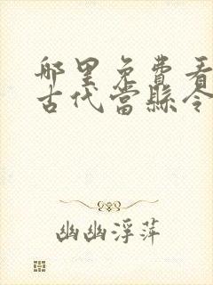 哪里免费看穿越古代当县令短剧封面