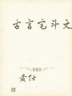 古言宅斗文封面