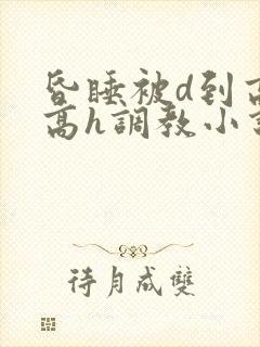 昏睡被d到高潮高h调教小说封面