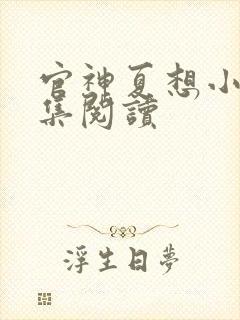 官神夏想小说全集阅读