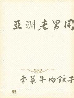 亚洲老男同性恋封面