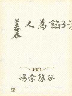 美人为馅3演员表