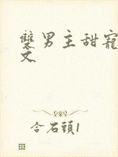 双男主甜宠生子文