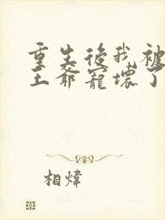 重生后我被偏执王爷宠坏了小说