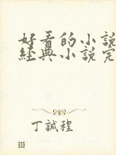 好看的小说推荐经典小说完本封面