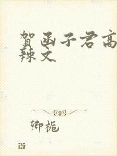 贺函子君高h肉辣文