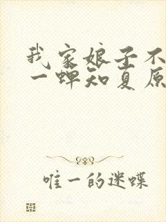 我家娘子不对劲一蝉知夏原文免费阅读封面