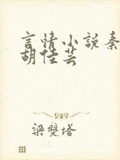 言情小说秦峰与胡佳芸封面