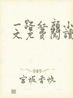 一路红颜小说全文免费阅读无弹窗封面