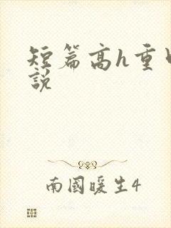 短篇高h重口小说封面